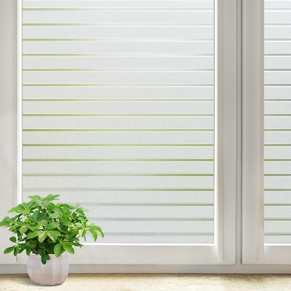 New Frosted Glass, Static Cling Privacy Window Film Roll